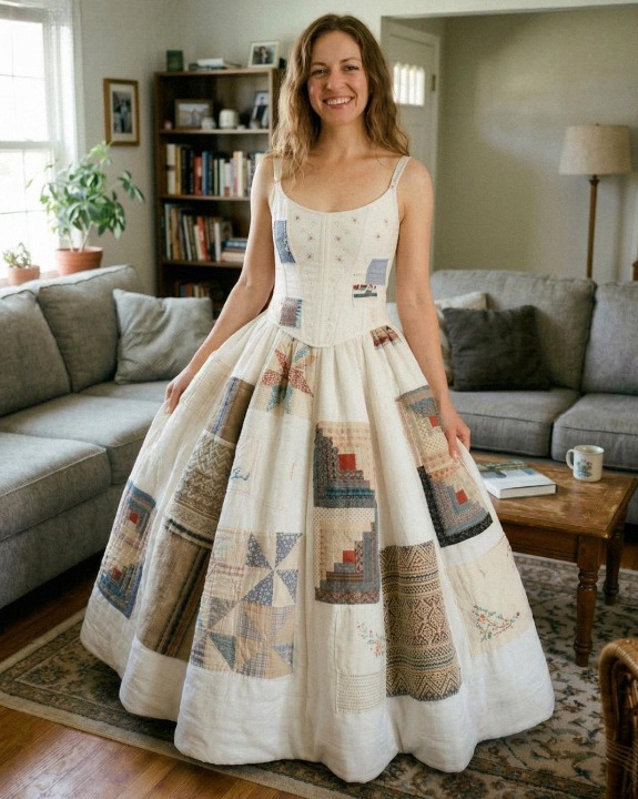 After My Mom Passed Away, I Turned Her Quilt Into My Wedding Skirt — But My Future Mother-in-Law Destroyed It