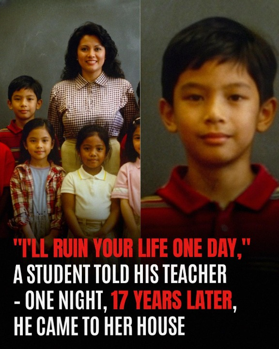 A student once told his teacher, “One day, I’ll ruin your life.” Seventeen years later, he showed up at her house in the middle of the night.