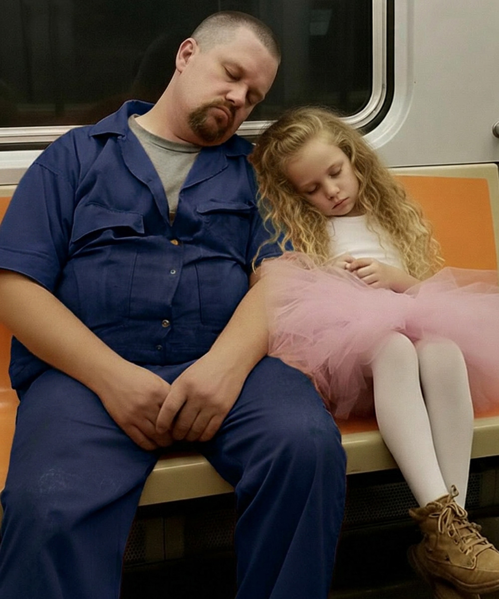 A stranger secretly took a photo of me and my daughter on the subway—but the next day, he showed up at my door and told me to pack her things.