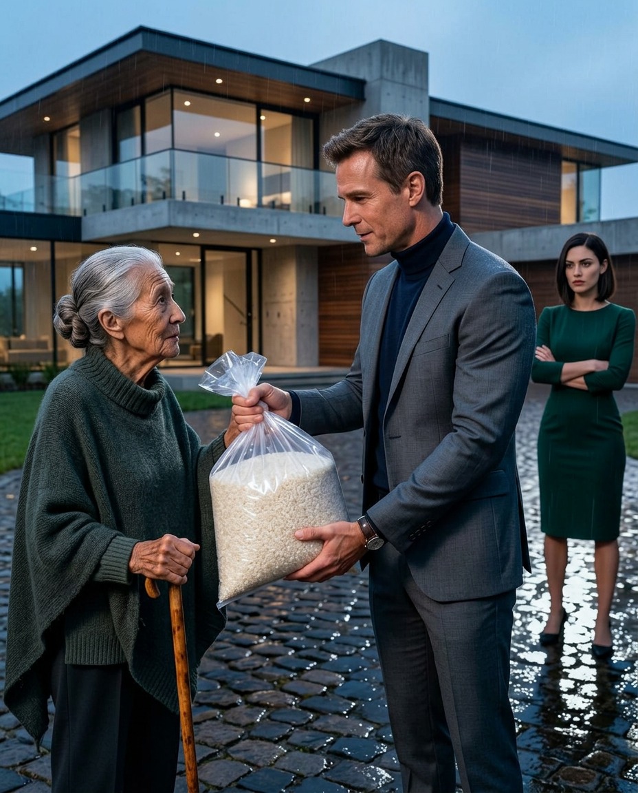 A 70-year-old mother visits her son to ask for help buying food, but he only hands her a bag of rice and sends her away without warmth or kindness.