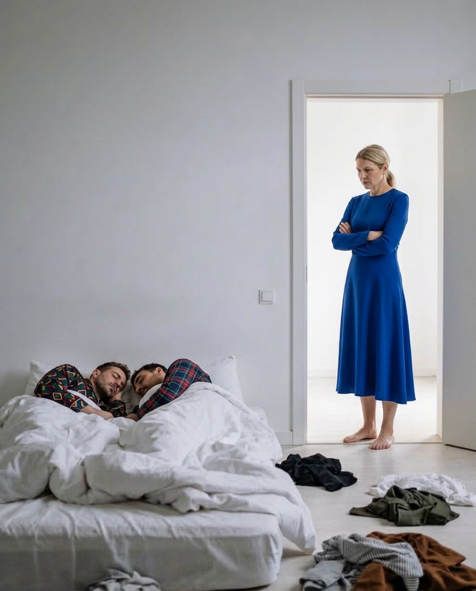 Today at about 11 a.m., Clara came back home after being away on a four-month work trip. She hadn’t informed her husband or son in advance that she would be returning.