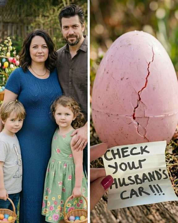 After 12 years of marriage, my five-year-old son gave me a cracked Easter egg he found in our yard. Inside, there was a note that read: “Check your husband’s car.”