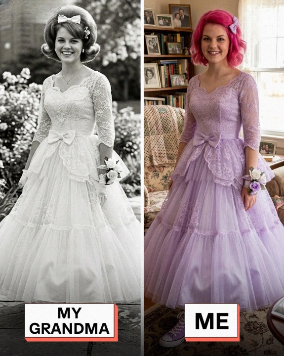 I decided to wear my grandmother’s prom dress to honor her — but when the tailor found a note hidden in the hem, it exposed a lie she had kept from me my entire life.