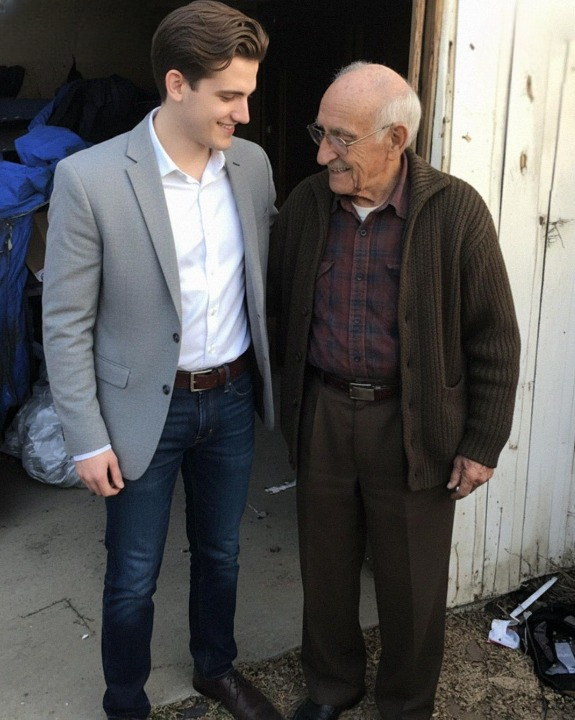 An elderly teacher once paid for a hungry, freezing boy’s meal without expecting anything in return — seven years later, that same boy came back to repay him in a way the teacher never saw coming.