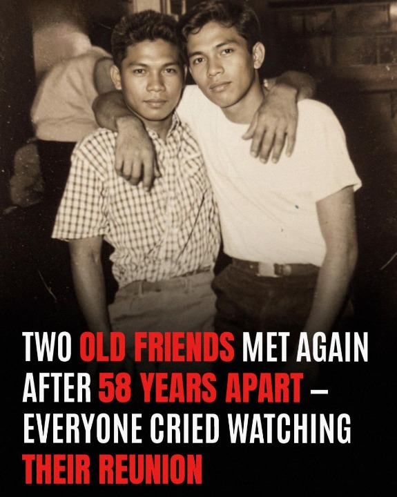 Two lifelong friends reunited after 58 years of being apart—and what they chose to do together afterward moved everyone who witnessed it to tears.