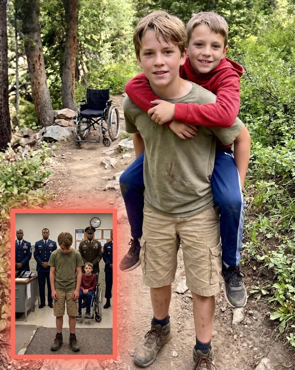 My 12-year-old son helped his wheelchair-bound friend feel included on a school camping trip by carrying him on his back so he wouldn’t miss out on any of the activities — but the following morning, I received an urgent call from the principal telling me, “You need to come to the school right away.”