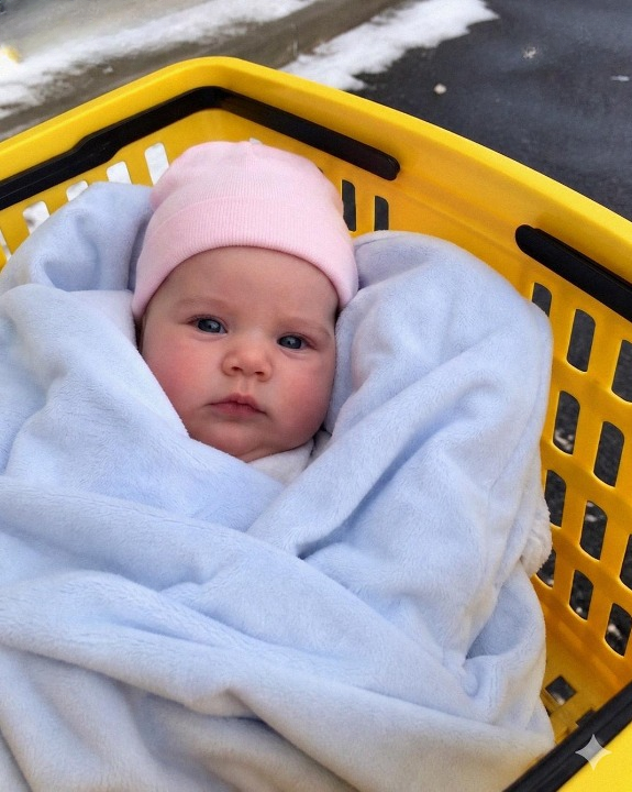My 13-year-old daughter once discovered a newborn baby girl left inside a shopping basket—and I had no idea that moment would change our lives forever. Eleven years later, a woman suddenly appeared, claiming to be that child’s mother. The moment I saw her face, I went completely pale.