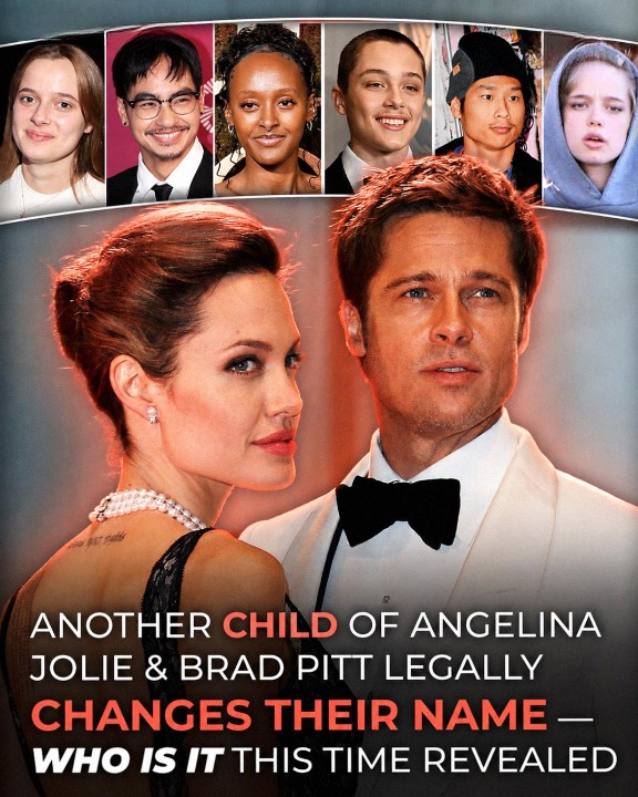 Another Jolie-Pitt child has reportedly removed Brad Pitt’s surname, fueling renewed speculation about tension within the family.