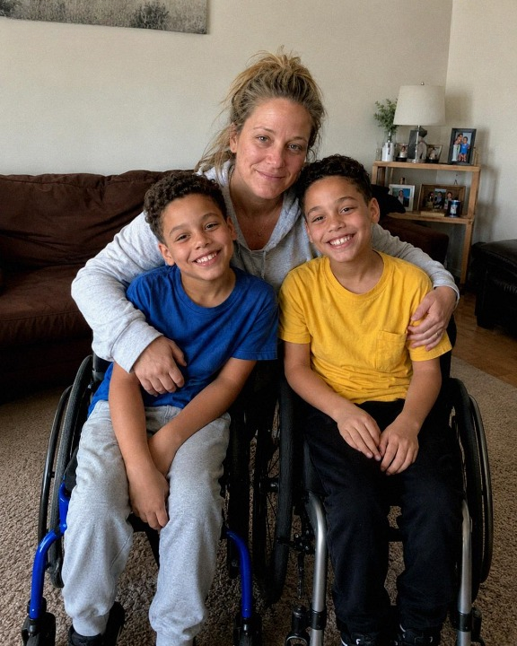 I devoted every moment of my life to caring for our special-needs sons while my husband spent his time with his secretary—until my father-in-law discovered the truth and delivered a lesson the entire family would never forget.