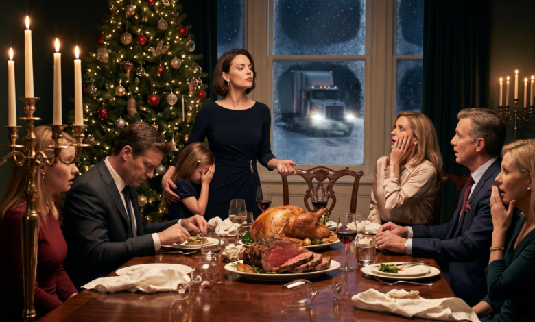 My Sister-in-Law Slapped My Five-Year-Old Daughter at Christmas Dinner—So I Took Everything Back and Walked Away