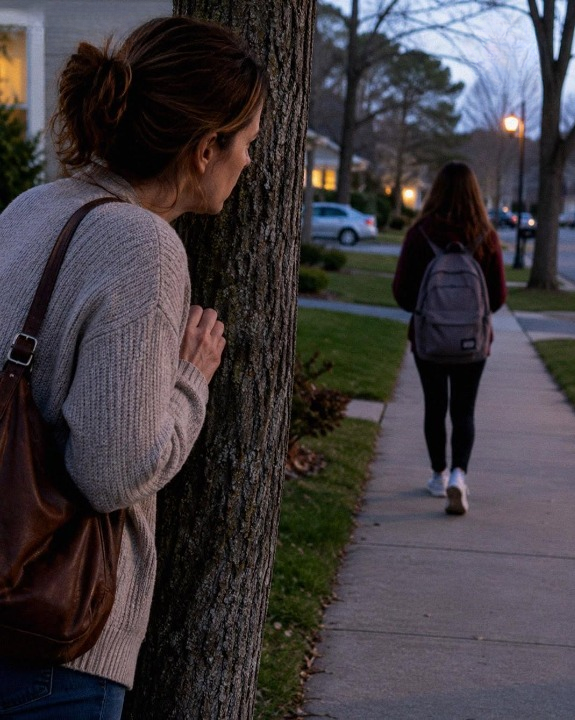 My daughter started coming home late every Thursday, her eyes puffy like she’d been crying — until one day I followed her and discovered the truth.