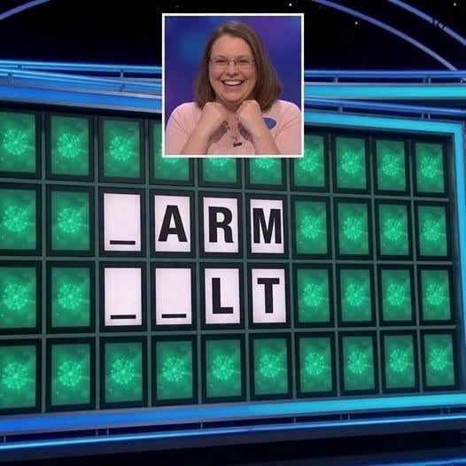 **THE INCREDIBLE SOLVE:** After just two seconds of looking at the board, she solved the puzzle and left the host—and the audience—in complete disbelief!