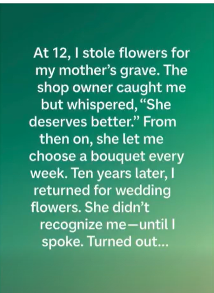 How a Flower Shop Owner Helped Mend a Brokenhearted Boy